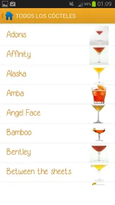 Recetas de cócteles android App screenshot 3